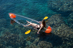Kayak transparent léger en HDPE rigide de luxe pour la navigation sportive en plein air, nouveau design - Product Image 2
