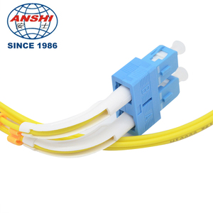 Cable de Fibra Óptica con Conector en Ángulo de 90/45 Grados, FC LC SC ST Simplex/Dúplex 2.0/3.0mm, Modelo AS-FPC, para Redes FTTH FTTB FTTX - Product Image 3