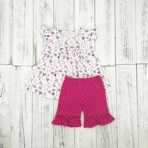 Bebé Niñas Ropa de verano <span class=keywords><strong>flor</strong></span> perla vestido de pantalones cortos niños <span class=keywords><strong>Boutique</strong></span> trajes ropa - Product Image 5