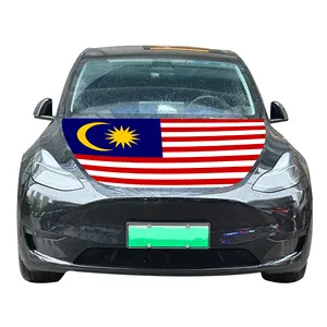Capô de carro da Malásia para bandeira, capô de carro durável e resistente ao desgaste, 120x150 cm por atacado