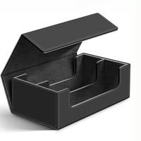 Boîtes de rangement en cuir personnalisées pour jeux de cartes et TCG, 1800+ unités, 29.1x24.1x10CM, MOQ 500 pièces, Marque Maxjoy, Logo et couleur personnalisables