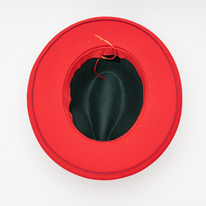 Sombrero Fedora de Fieltro de <span class=keywords><strong>Lana</strong></span> Bicolor para Otoño/Invierno, Estilo Vaquero Occidental para Hombre y Mujer, <span class=keywords><strong>con</strong></span> Decoración de Estrella, Banda Multicapa, Combinable <span class=keywords><strong>con</strong></span> Todo, Casual, para Exteriores - Product Image 6