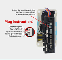LK790 Fabricant en gros d'accepteurs de pièces LED pour distributeurs automatiques, accepteur de pièces électronique multi-pièces avec CPU