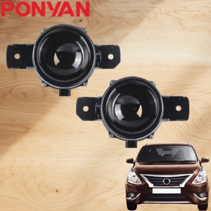 PONYAN LED luces antiniebla <span class=keywords><strong>de</strong></span> doble haz Drl para Nissan Sunny <span class=keywords><strong>VERSA</strong></span> LATIO Teana Altima luces antiniebla universales Luz <span class=keywords><strong>de</strong></span> haz alto-bajo 12V - Product Image 1