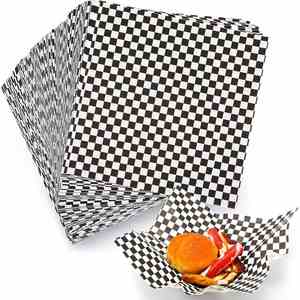 Pizza Sushi Grease Proof Craft <b>Paper</b> <b>Wrapping</b> for Burgers Breads Noodle Packaging Single Side PE Coated Custom Printed - Product Image 3