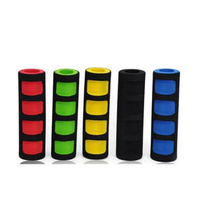 <b>Bicycle</b> <b>Handlebar</b> Grips NBR 22.2mm Non-Slip Mountain Bike Black Red Green Yellow Sponge Grip Set - Product Image 3