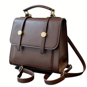 2026 New Arrival Women's PU <strong>Leather</strong> <strong>Backpack</strong> Handbag Casual Travel Bag - Product Image 6