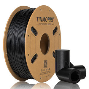TINMORRY ABS-GF Filament 1.75mm, 10% Glass Fiber Reinforced, High Rigidity & Impact Resistance, 1KG/spool,Black - Product Image 1