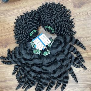 Prix de gros Cheveux bruts Paquets de cheveux bouclés en vrac 100% Vendeurs d'extensions de cheveux humains - Product Image 3