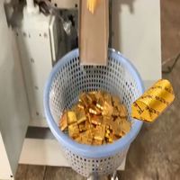 Machine d'emballage de chocolat en feuille pour lingots individuels, scellage thermique, fonctionnement rapide, entièrement automatique, conception personnalisée