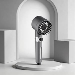 Brosse de massage du cuir chevelu pour douche, avec <span class=keywords><strong>filtre</strong></span> à charbon actif haute pression, 3 modes, logo personnalisé OEM, vente en gros d'usine de plastique - Product Image 1