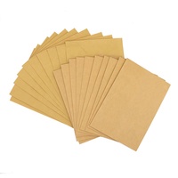 Carte de vœux personnalisée en kraft ivoire 240g, conception OEM ODM, carte pliée avec enveloppe, vente en gros