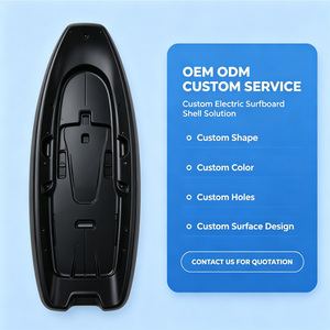 Coque de planche de surf à moteur rotomoulée sur mesure, coque en plastique LLDPE, taille et position des trous personnalisées 20260909 Personnalisation - Product Image 1