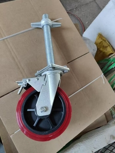 Roue pivotante de 8 pouces pour échafaudage avec base de levier et nivellement pour échafaudage Ringlock - Product Image 2