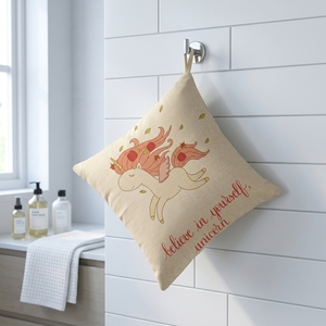 Fodera per cuscino in poliestere con stampa digitale, motivo <span class=keywords><strong>unicorno</strong></span>, bella e confortevole, per decorazione domestica - Product Image 2