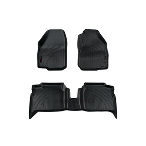 Alfombrilla de coche para <span class=keywords><strong>TOYOTA</strong></span> <span class=keywords><strong>YARIS</strong></span>, revestimiento de suelo de coche impermeable de goma cruzada, almohadillas para pies de coche - Product Image 4