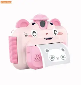 Jumon 1080P HD 미니 즉석 종이 카메라 사진 선물 어린이 인쇄 카메라 장난감 디지털 어린이 즉석 셀카 인쇄 카메라