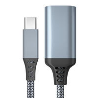 Kabel Adaptor USB-C USB-A 3.0 Female Converter 5Gbps Kabel OTG Kecepatan Tinggi 3A Pengisian Cepat untuk Komputer Notebook Tablet Ponsel