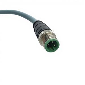 ขั้วต่อ RJ45ตัวผู้4ขา M12กำหนดเอง IP67ประกอบสายอีเธอร์เน็ตแบบมีโครงหุ้มฉนวนคู่ - Product Image 3