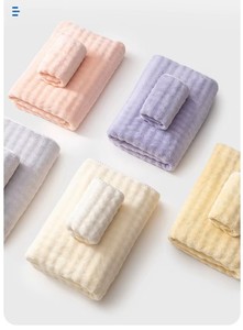 Serviette de bain 7A en microfibre tricotée antibactérienne, velours corail, écologique, anti-enfants, séchage rapide, épaisse, pour bain moussant - Product Image 6