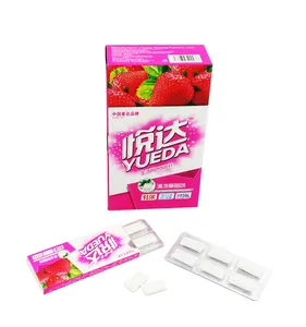 Chewing Gum Manufacturing Wholesale Yummy Sweet Fruit Flavor Chewing Gum Tablet