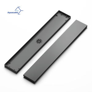 Aquacubic-Crépine de douche carrée de 4 pouces en acier inoxydable 304 pour salle de bain <span class=keywords><strong>ou</strong></span> hôtel-Forme linéaire - Product Image 5