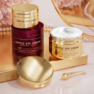 Merrynewon 60ml120ml Luxury Round Aluminum Tin for <b>Eye</b> Cream Cosmetic Grade Metal Container with Secure Cap - Product Image 1