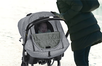 Housse de siège auto d'hiver pour bébé, compatible avec les sièges auto et les poussettes, respirante, auvent de siège auto pour bébé, essentiels d'hiver pour bébé