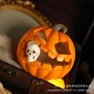 Mới Halloween bí ngô ma retro máy tính để bàn sọ Prop nhựa trang trí sáng tạo ma lễ hội trang trí - Product Image 2