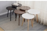 DISHI Bestseller Minimalistisches Design Couchtisch mit Holzbeinen Langlebiges Möbelstück für Moderne Wohnräume Küche Eingangsbereich Wohnzimmer
