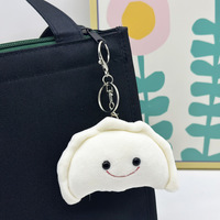 Nouvelle Coussin en Peluche Pierogi Transfrontalier, Design Boulette Polonaise, Jouet en Peluche avec Rembourrage en Coton PP et Emballage en Sac en Maille