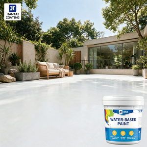 JIANTAI 3 in 1 floor paint manufacturers Three-in-one floor paint floor coating Epoxy Floor Paint Easy construction Economical - Product Image 1