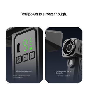 Souffleur portatif haute vitesse sans balais, sèche-cheveux compact rechargeable à haute vitesse, câble USB, plastique durable - Product Image 4