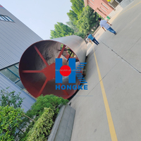 Usine d'incinération des boues de grande capacité Honeke 2.040m |   Système de four rotatif de 37 kW à longue durée de vie pour les boues d'épuration