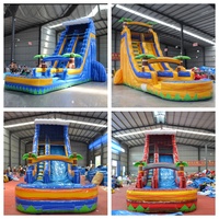 Toboggan aquatique gonflable en PVC personnalisé pour enfants, idéal pour les fêtes, château gonflable de jardin pour usage domestique, piscine rebondissante – Vente chaude