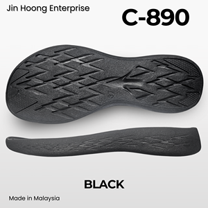 Zapatos de Mujer Jin Hoong, Duraderos, Antideslizantes, con Suela de PVC C-890 Negra, Resistentes al Agua, 36 mm de Grosor - Product Image 3