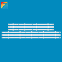 Bandes LED pour rétroéclairage de télévision pour 43 pouces 43PFT5503 43PFS5801 43PFS5823 LB43046 V0_02 E465853 16260B 81010 EVERLIGHT LBM430M