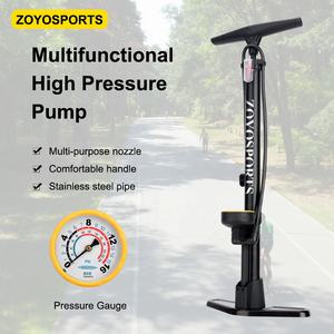 Nouvelle <span class=keywords><strong>pompe</strong></span> au sol avec baromètre et tuyau de gonflage résistant au froid et à la chaleur <span class=keywords><strong>pompe</strong></span> haute pression multifonctionnelle - Product Image 2