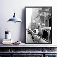 Póster Vintage de Llama en Blanco y Negro, Fotografía Retro de Animales, Pintura en Lienzo sin Marco para Decoración del Hogar y Sala de Estar