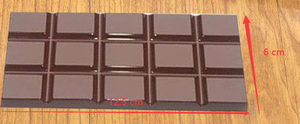 Set di 4 Stampi Trasparenti in Policarbonato Rigido per la Produzione di Barrette di Cioccolato - Product Image 2