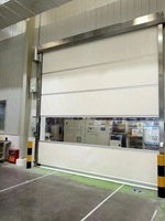 Portes à enroulement en PVC industrielles de conception modulaire permettant une démontage rapide des rideaux pour une installation rapide en usine