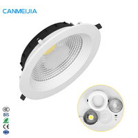 Spot LED encastré carré COB 15W 20W 30W, éclairage LED encastré profond, pièce de boîtier pour downlight LED, downlight
