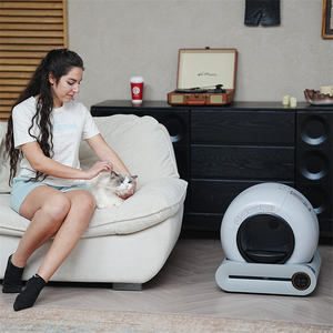 Bac à litière pour chat de sécurité autonettoyant intelligent Bac à litière pour chat automatique Logo personnalisé - Product Image 5