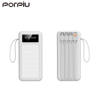 Anpassbares LOGO PD22.5W Schnellladung 60000mAh Li-Polymer 2-in-1 Powerbank LED-Lampe Micro USB/Type-C Universal für Outdoor