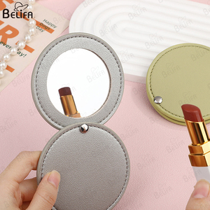 Quà Tặng Mới Vòng Túi Gương Khuyến Mãi Mới Túi Gương Nhà Máy Outlet Giá Cả Cạnh Tranh PU Da Trang Điểm Gương - Product Image 4