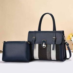 Ensemble de sacs à main pour femmes, 2 pièces, sacs fourre-tout en cuir imperméable, sacs à main en PU pour tous les jours - Product Image 5
