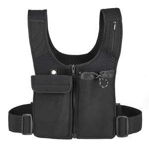 Nouveau gilet de sport de plein air à double poche, sac de course à pied en polyester, sac à dos de course à pied, gilet de course à pied pour le cyclisme, l'escalade et la randonnée - Product Image 1
