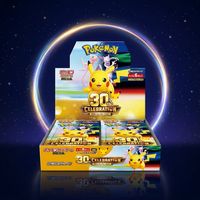 Kotak Booster Pokemoned M6A 30th Celebration Original Segel Pabrik Jepang, Kartu Permainan Koleksi, Cocok untuk Semua Standar