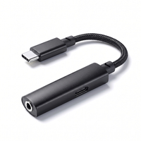 Adaptateur audio Type C vers 3,5 mm avec charge rapide PD3.0, sortie DC UAC1.0, accessoire pour ordinateur portable, smartphone, bureau