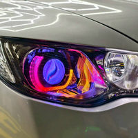 Offre Spéciale : Anneaux LED 5D Effet Cristal Halo Angel Eyes WRGB Blanc Jaune, Contrôle par APP, Feux de Jour DRL, Amélioration et Rétrofit de Phares Auto, Commande en Gros